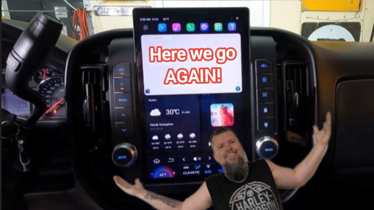 Cidava 13” TESLA SCREEN 14-18 SILVERADO/SIERRA (review & install)
