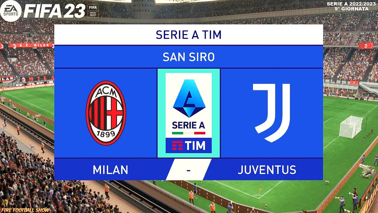Milan - Juventus | Serie A 2022/2023 - 9° Giornata | FIFA 23 Gameplay