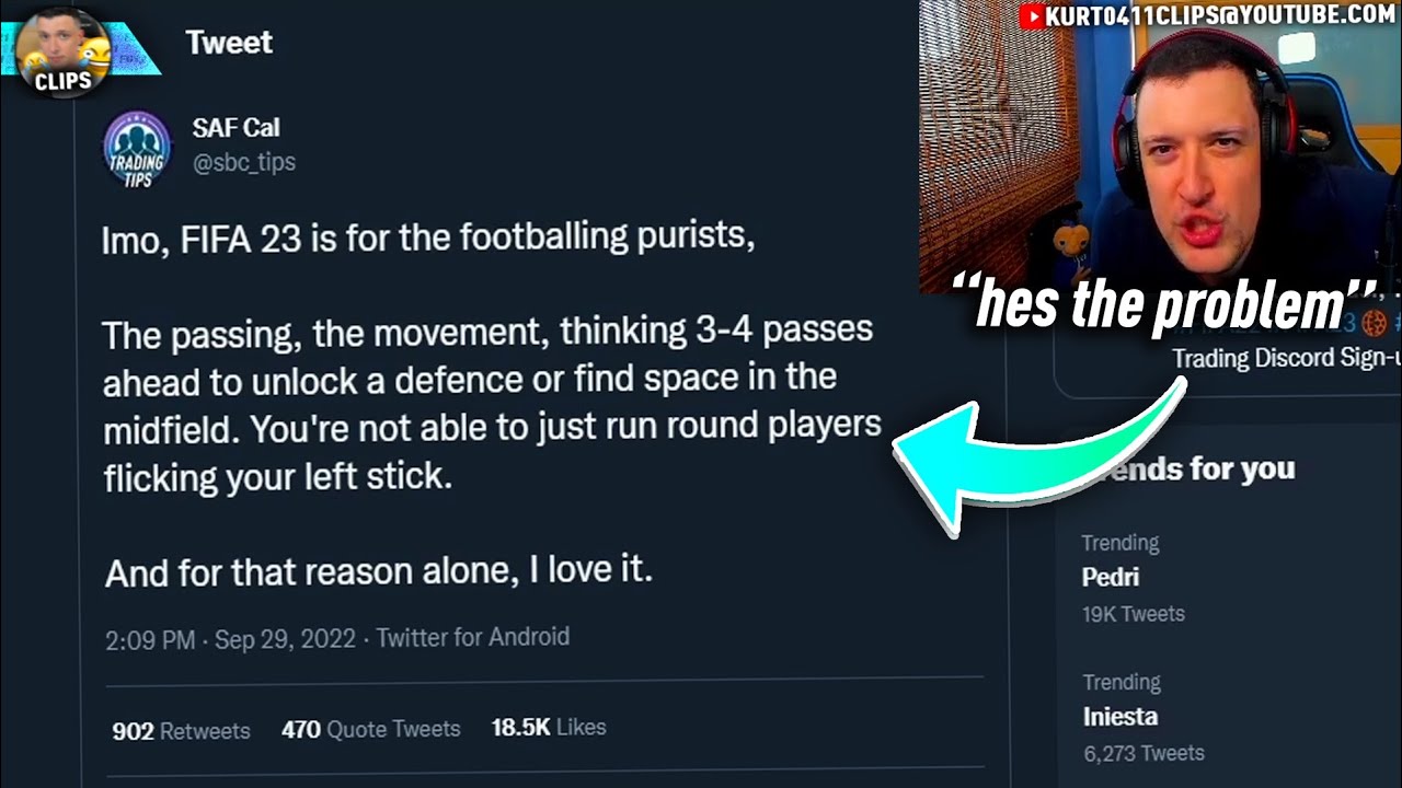 Kurt reveals the BIGGEST PROBLEM with the FIFA Community..
