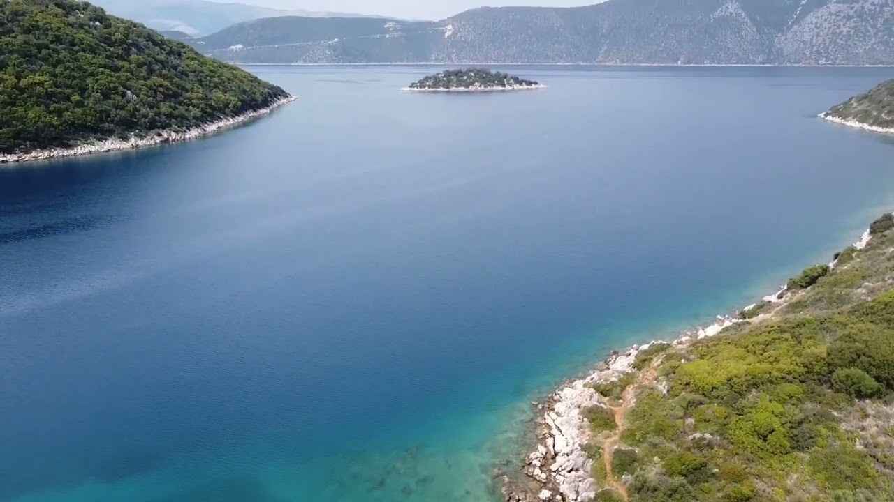 Dji Mini 1 Soars Over Stunning Loutsa Beach On Ithaca Island, Greece- Live Flight!