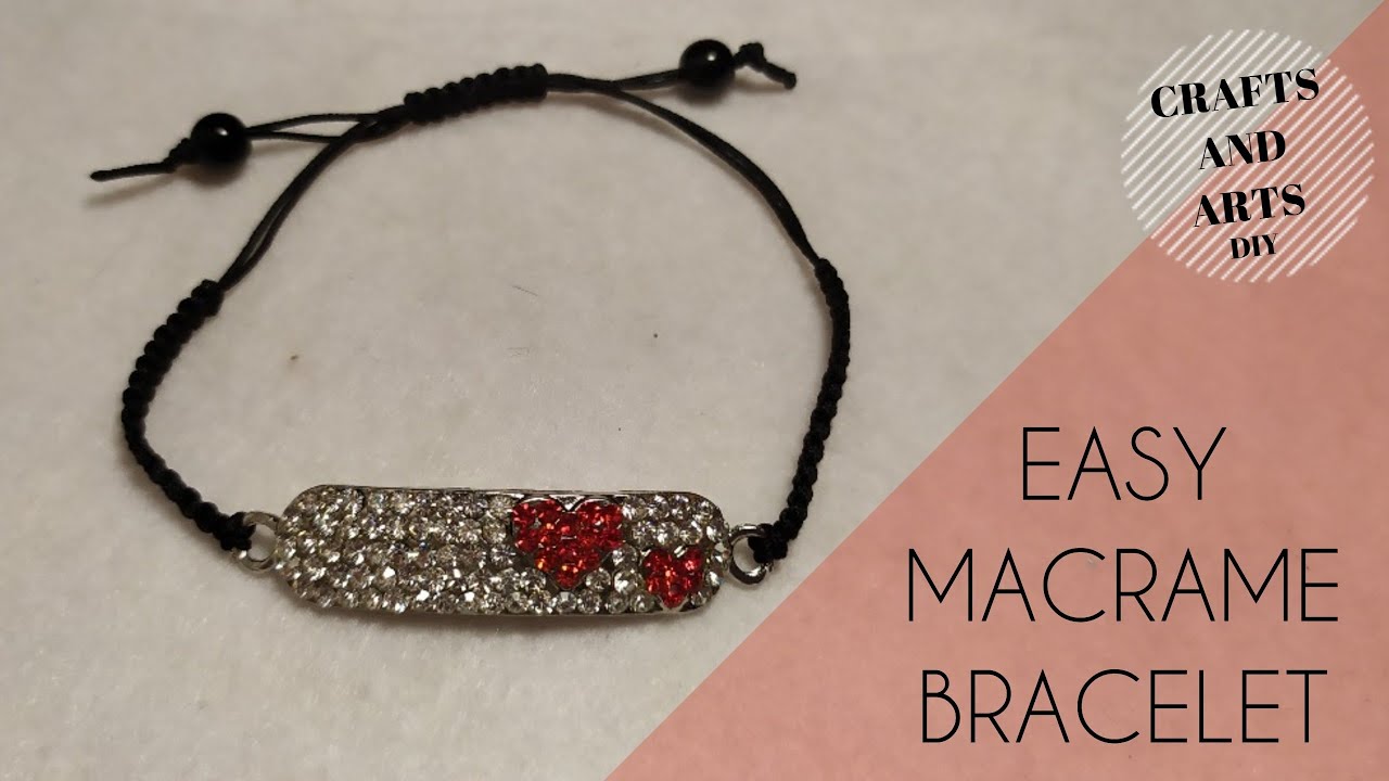 Macrame bracelet for beginners | Step by step tutorial | Μακραμέ βραχιόλι για αρχάριους | Βήμα βήμα