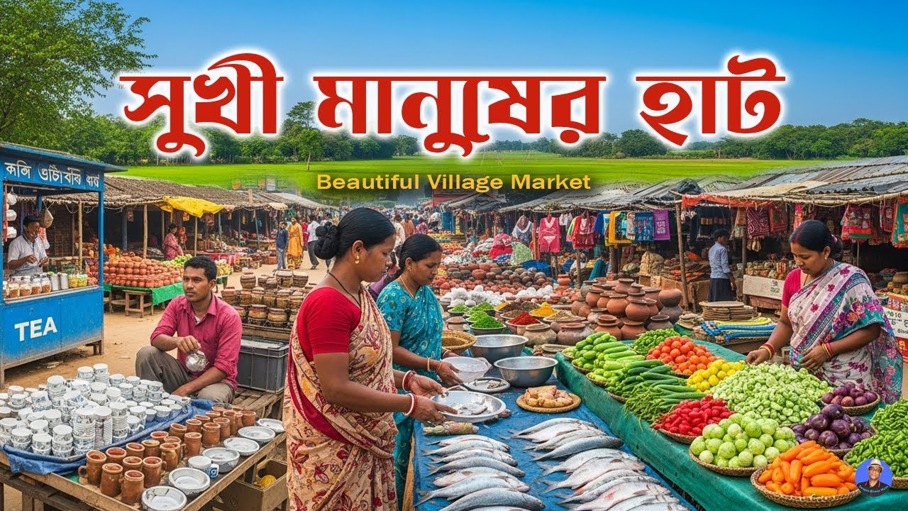 সুখী মানুষের হাট বাজার | Village Market 24 Parganas | West Bengal Village Market