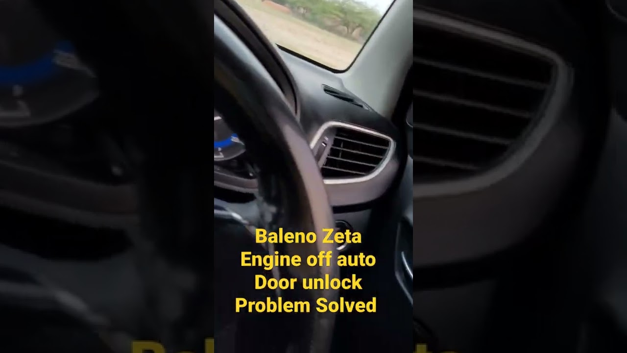 Автоматическая разблокировка дверей при выключенном двигателе Baleno 🔑 Проблема решена 🥰 Скоро по...