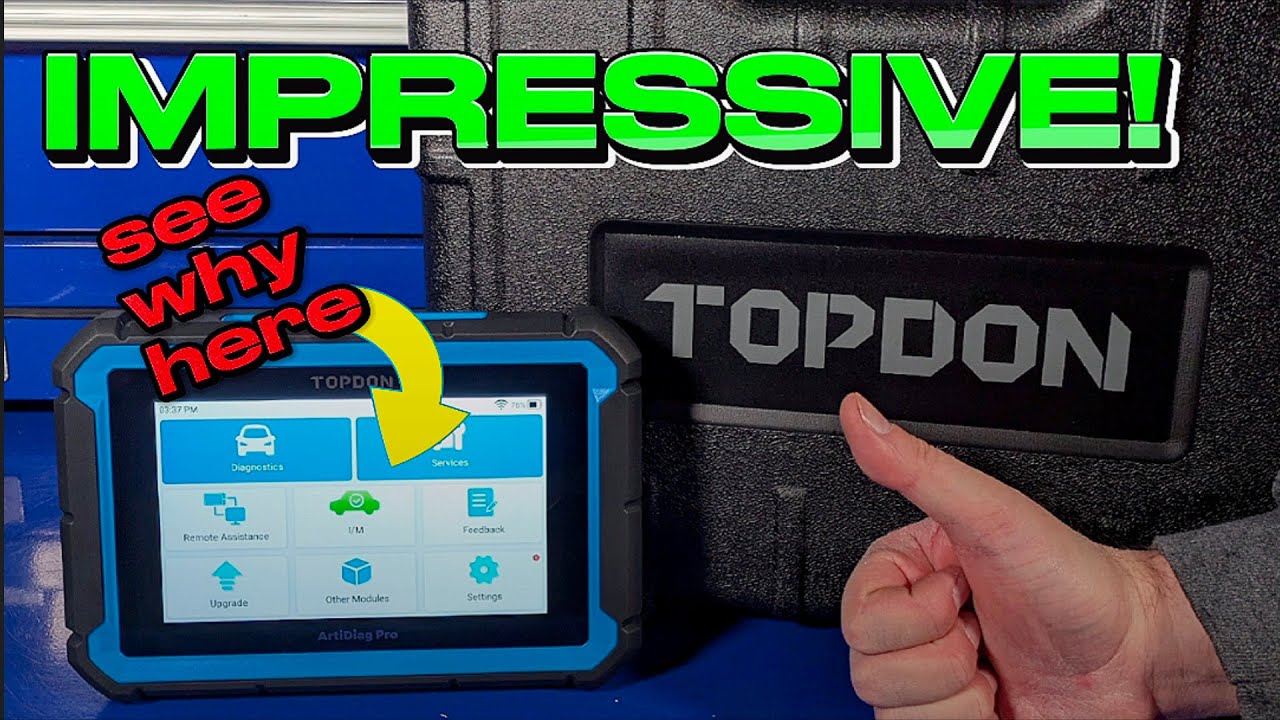 Инструмент сканирования SLEEPER, который вам НУЖНО увидеть — TopDon ArtiDiag Pro