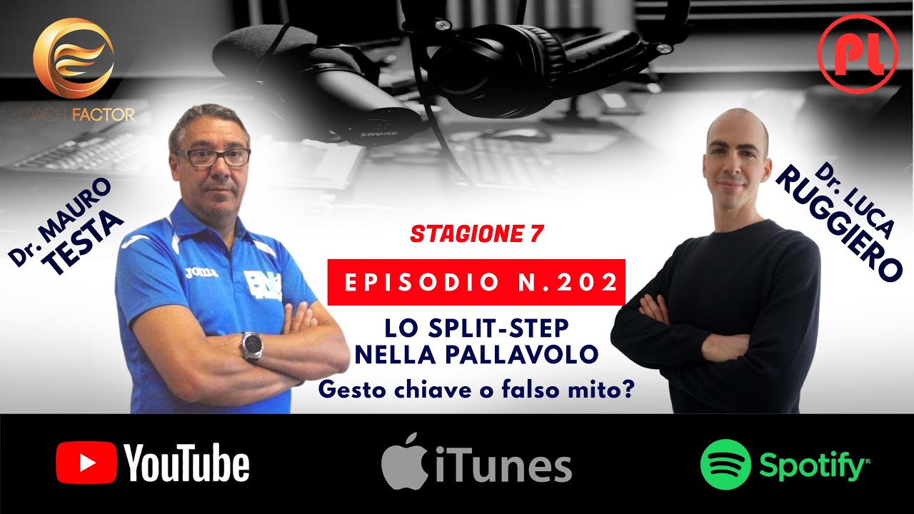 Episodio 202: Mauro Testa Luca Ruggiero - Lo split-step nella pallavolo, gesto chiave o falso mito?