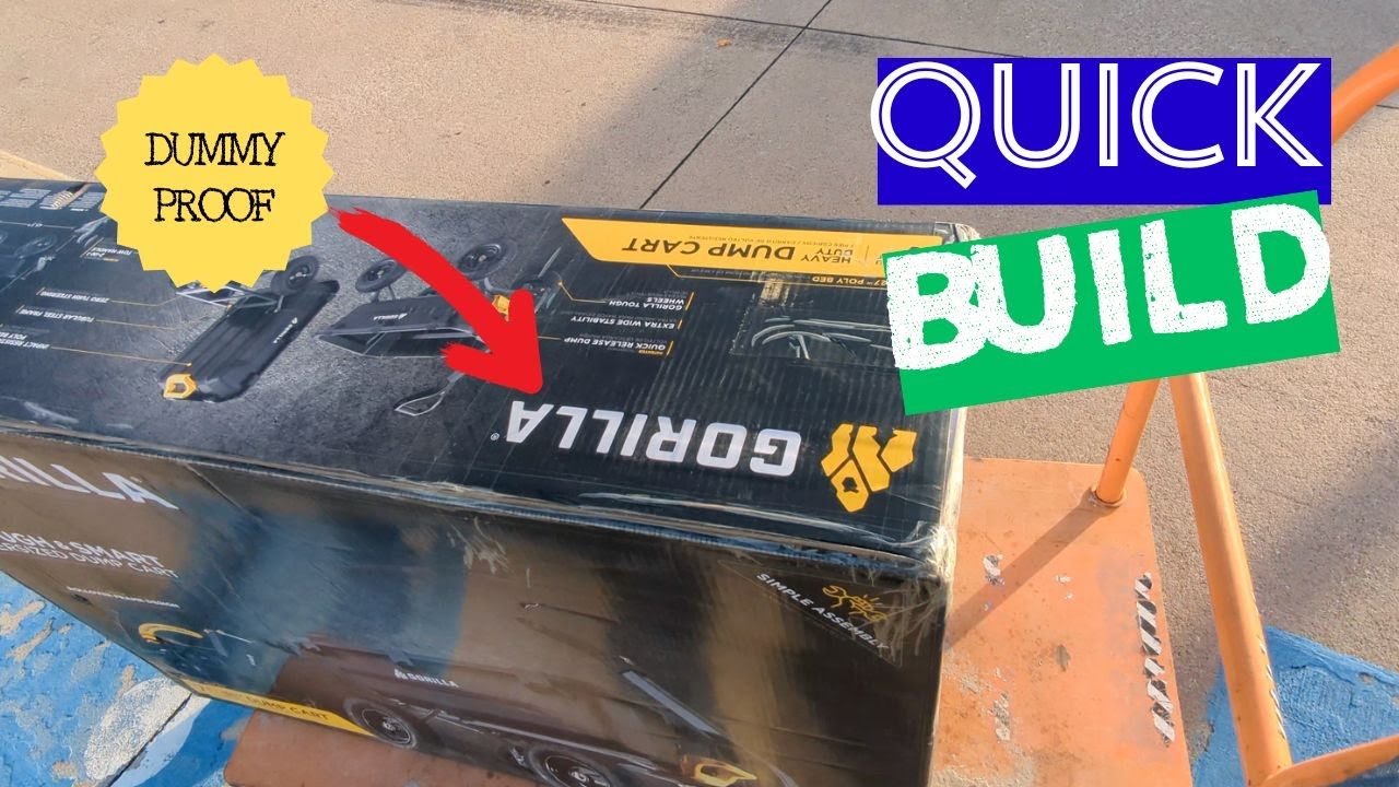 👨🏻‍🌾 Dummy Assembles a Dump Cart Using One Hand