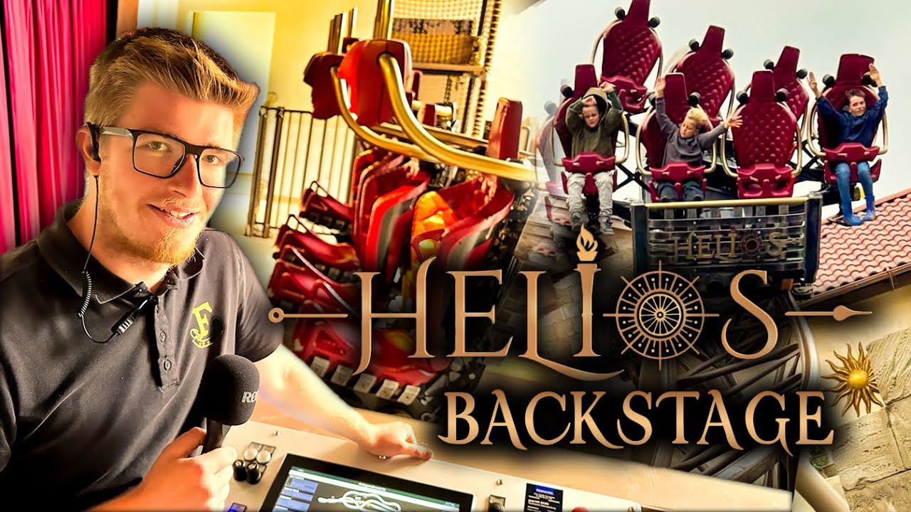 BESTE ACHTERBAHN NEUHEIT BACKSTAGE | HELIOS, die neue Achterbahn im Fantasiana
