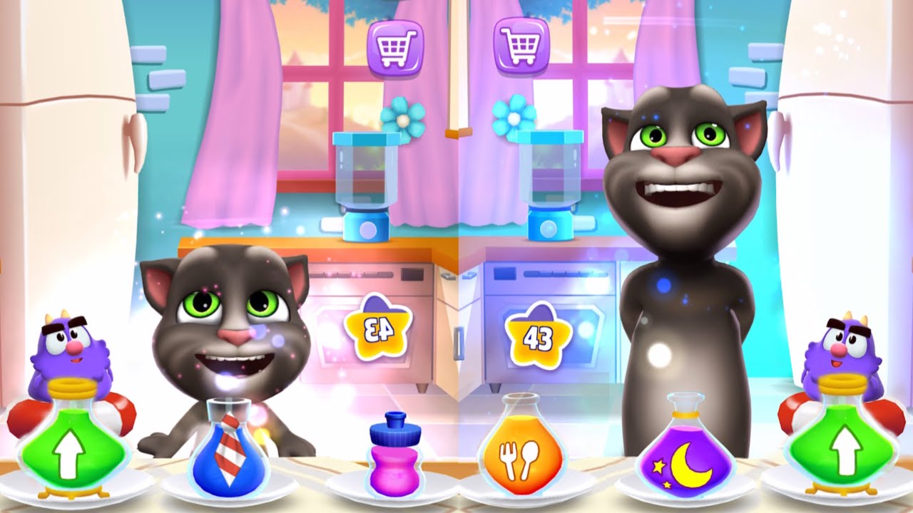 Max Potion Vs Adult Potion Vs Baby Potion Vs Hungry Potion Vs Energy Potion | My Talking Baby Tom 2