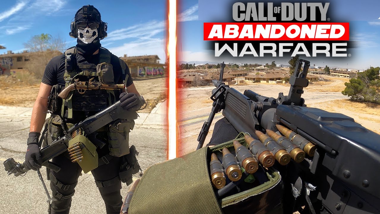 Rozgrywka w opuszczonej bazie wojskowej z karabinem Airsoft M60 AEG (R.I.P. Gearbox)