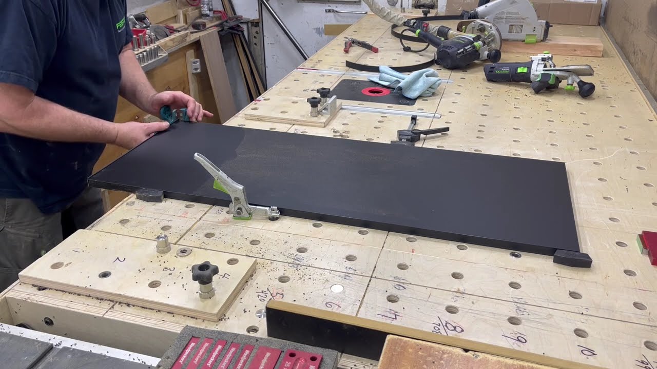 Edging on Black doors