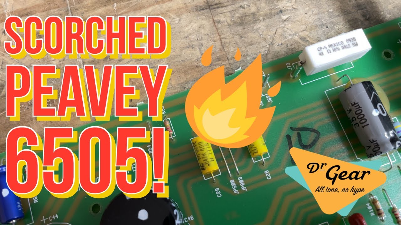 This Peavey 6505 is a charred mess! How did we fix it and why could yours be next?