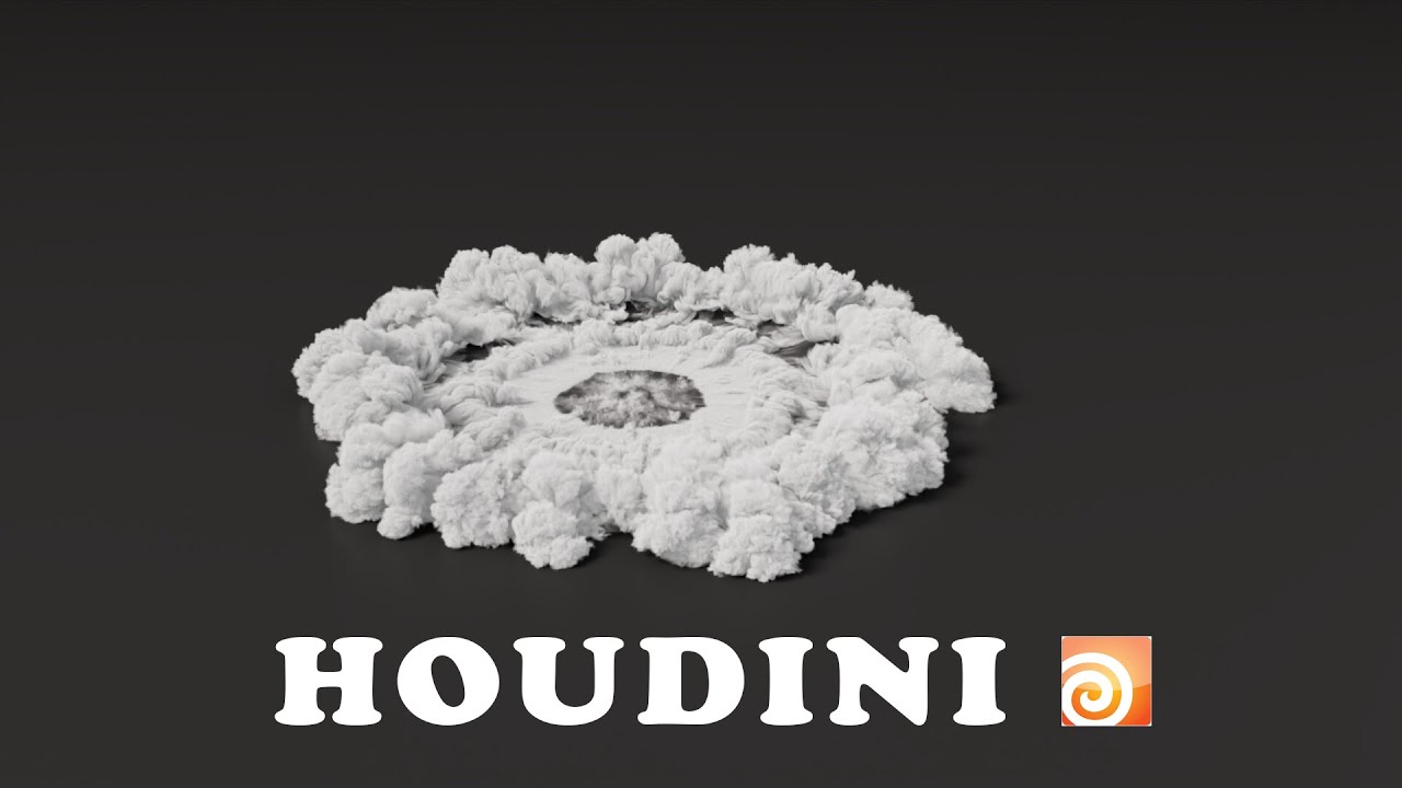 Как создать красивую и быструю ударную волну в Houdini 19 | учебник по ударной волне Houdini