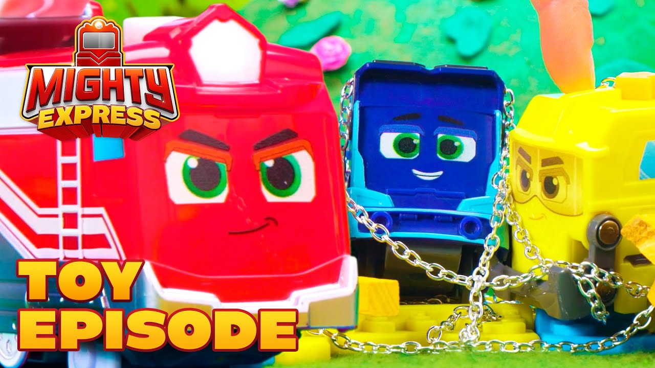 Rescue Red Saves the Day 🚒| Mighty Express Compilation | Pretend Play for Kids
