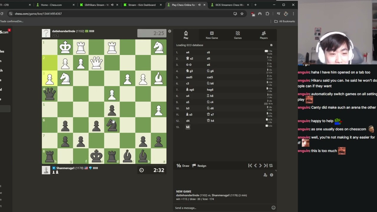 [February 27, 2025] penguingm1 - kick world chess championship