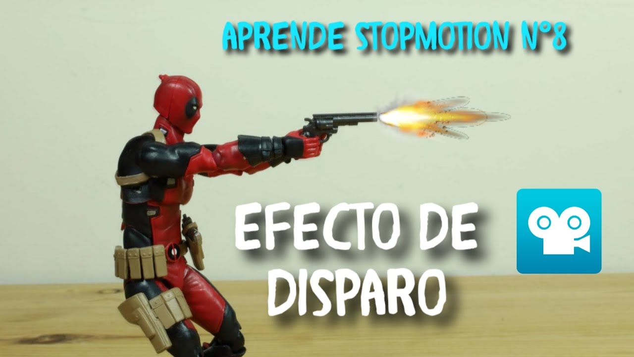 EFECTO DE DISPARO EN STOPMOTION. APRENDE STOPMOTION N°8