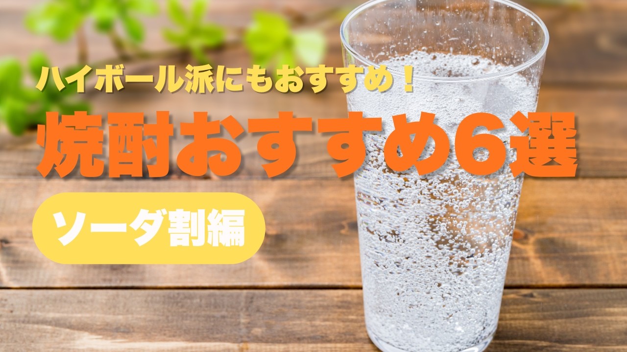 初心者におすすめの焼酎6選｜ソーダ割ならこれ（米・麦・芋）