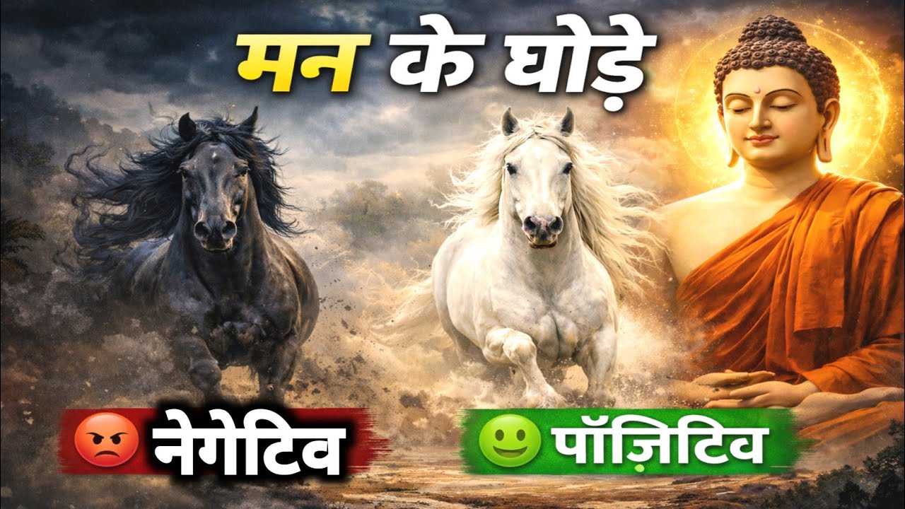 “मन का कुरुक्षेत्र: दो घोड़े और बुद्ध का सबसे खतरनाक सत्य”