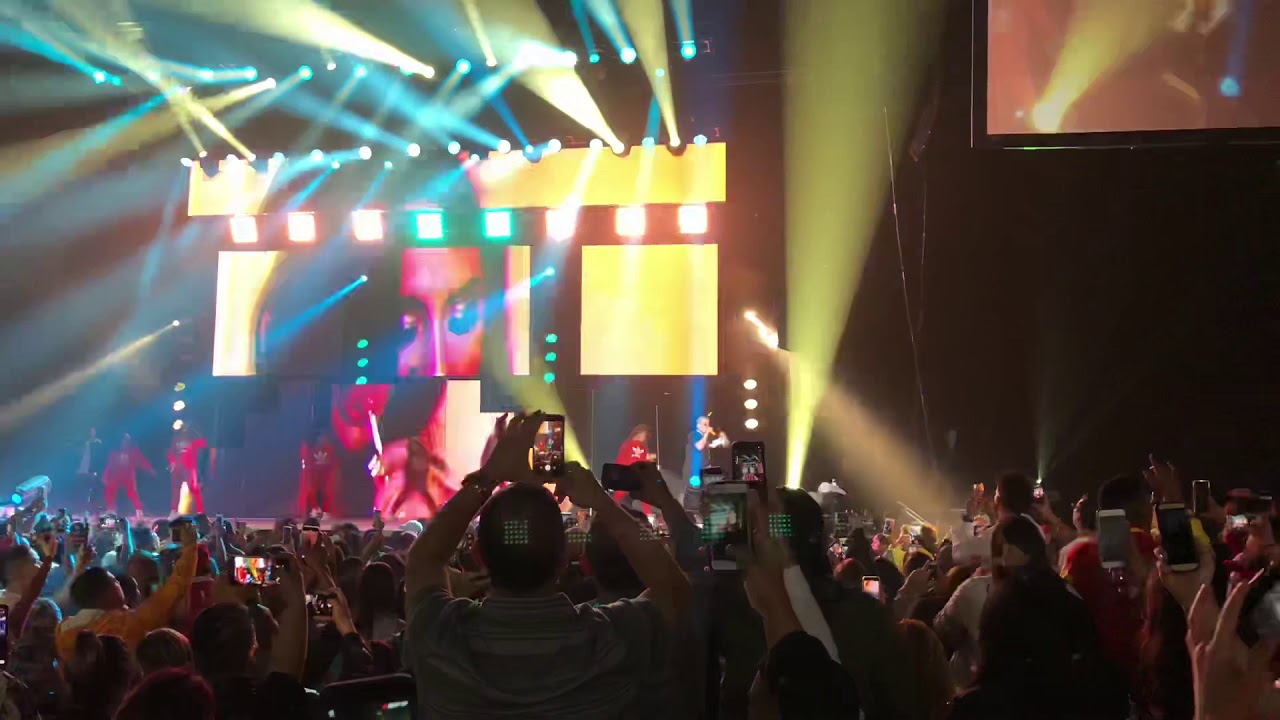 La gente encantada con Bad Bunny en Reading PA