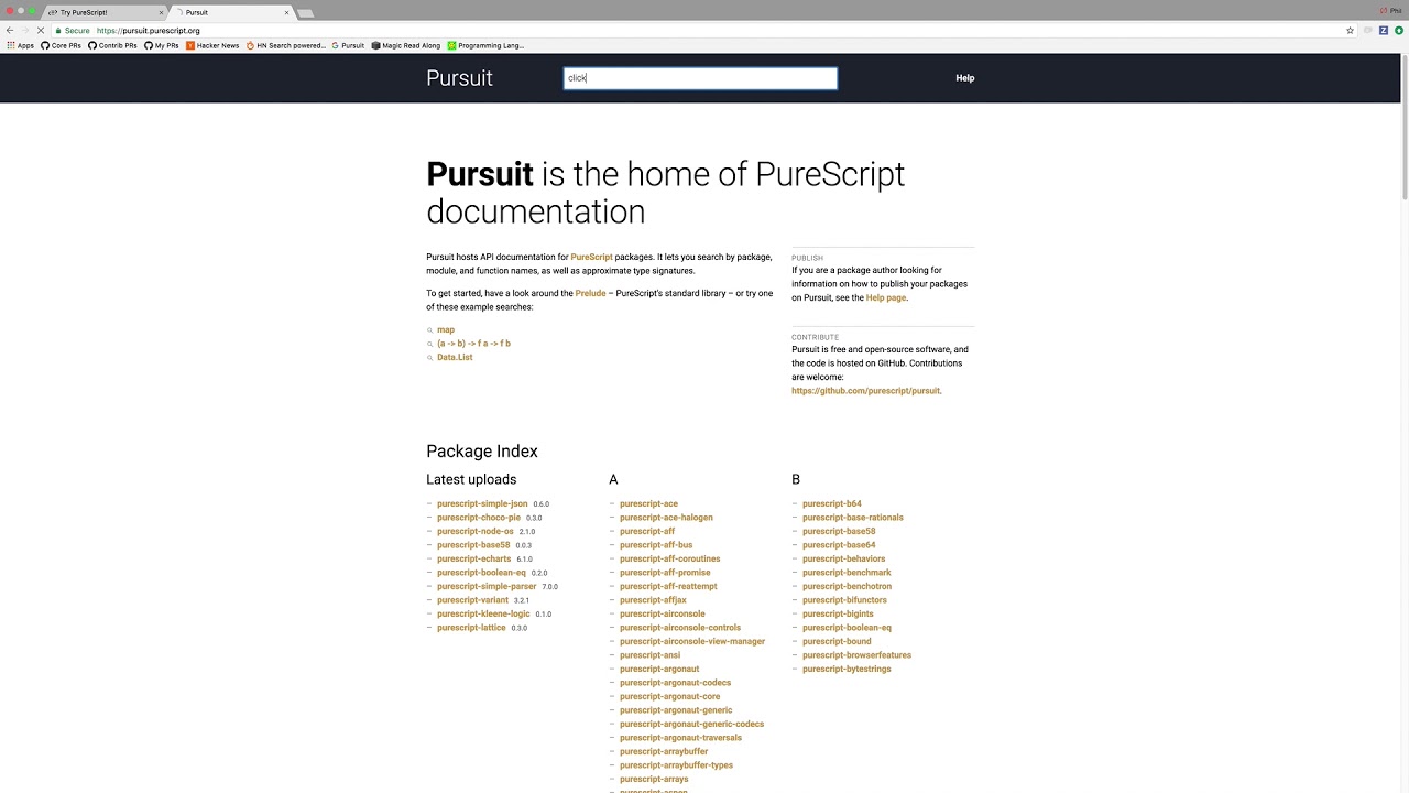 Porting Try PureScript to PureScript, Part 2