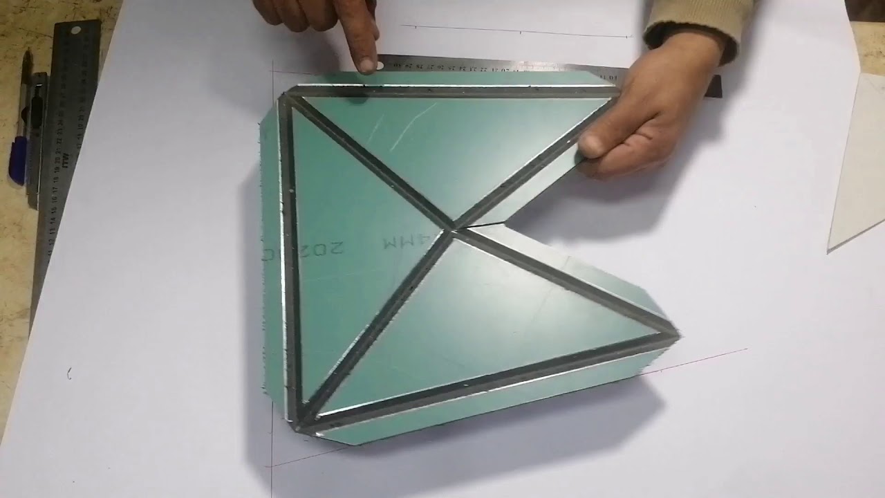 Как нарисовать пирамидальную 3D облицовочную плитку