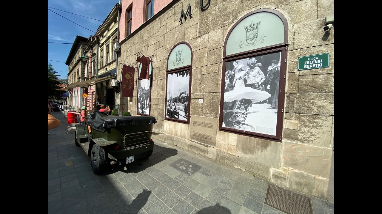 SARAJEVO BOSNIA place where the first world war WW1 started. World war 1 museum.