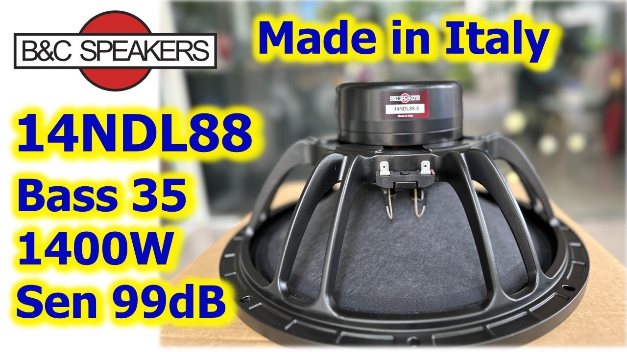 B&C - Bas 14NDL88 - Made in Italy
