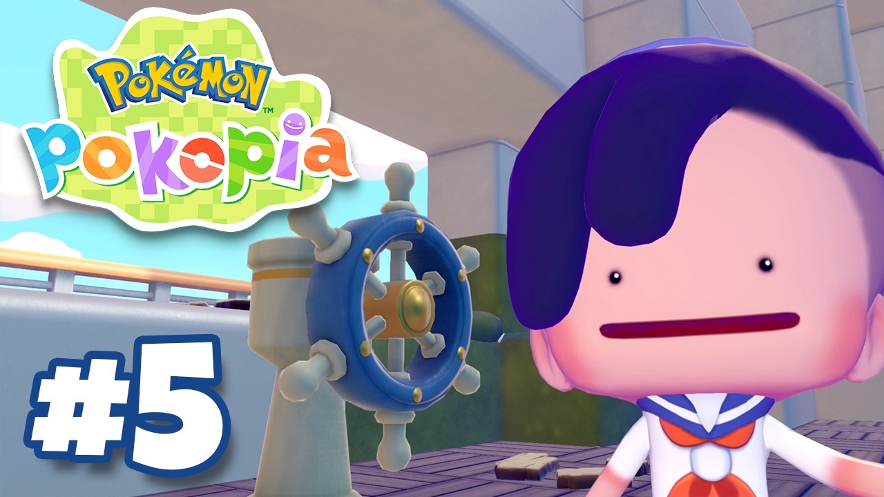 Exploring S.S. ANNE (Bleak Beach & Vermillion) in Pokemon Pokopia!