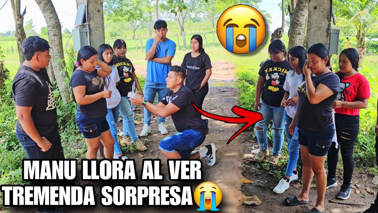 YOVA Le Da Tremenda Sorpresa A MANU😍Ella Llora De Emocion Al Ver Lo Que Le Regalo😭Tienes Que Ver😱