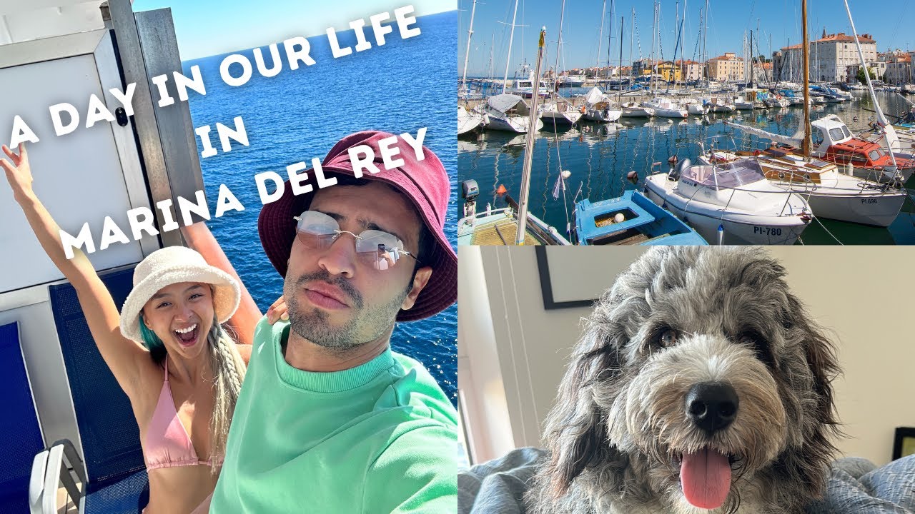 A Day in Our Life in Marina Del Rey, California (Best Neighborhood in LA!!)
