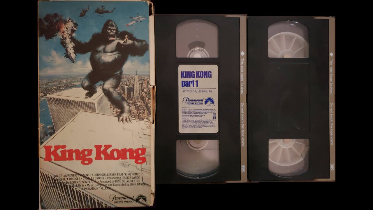 Opening to King Kong (1976) 1981 VHS (2-tape version)