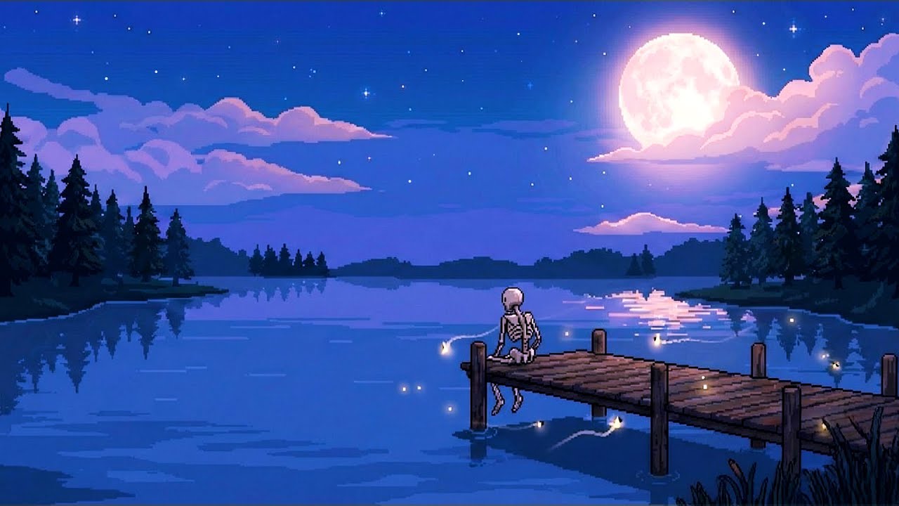 sleep into the quiet night