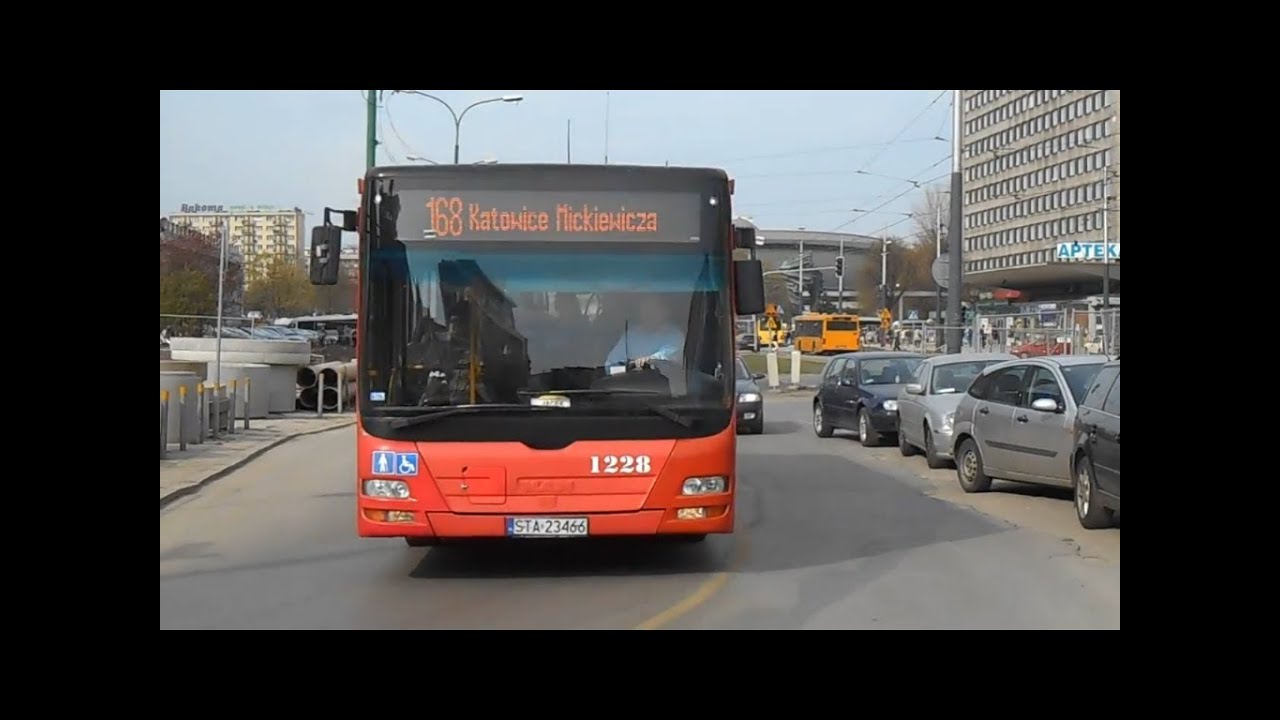 MAN NL273 #1228 [PKM Świerklaniec] 08.04.14 linia 168