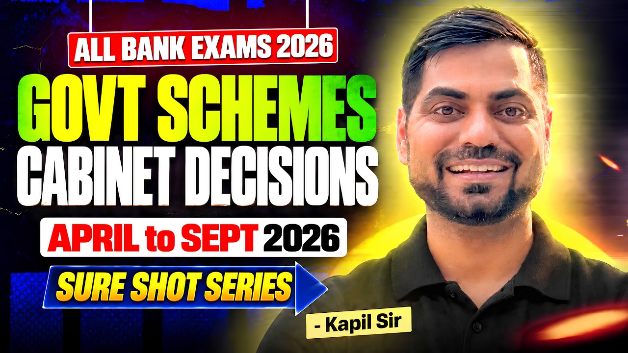 Govt Schemes & Cabinet Decisions 2026 | April to Sept 2026 Current Affairs | All Bank Exams | SSQF#4