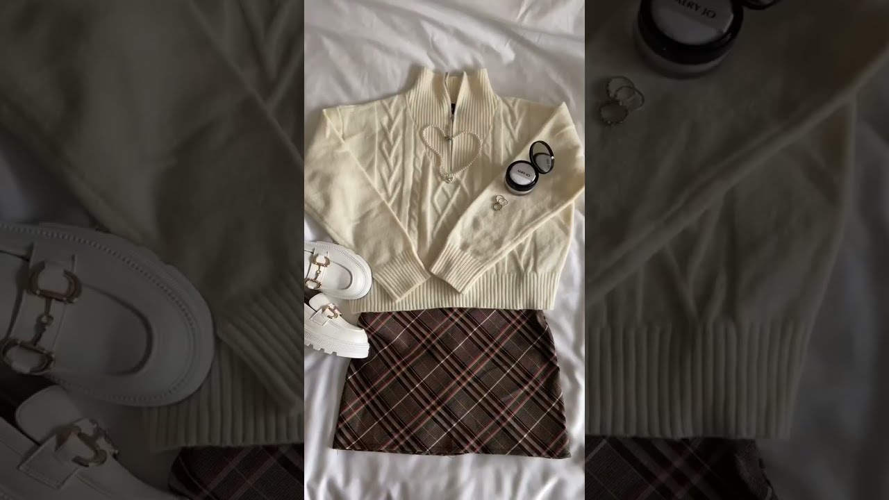 How to style a brown mini skirt💄Ig:simonarauliceis