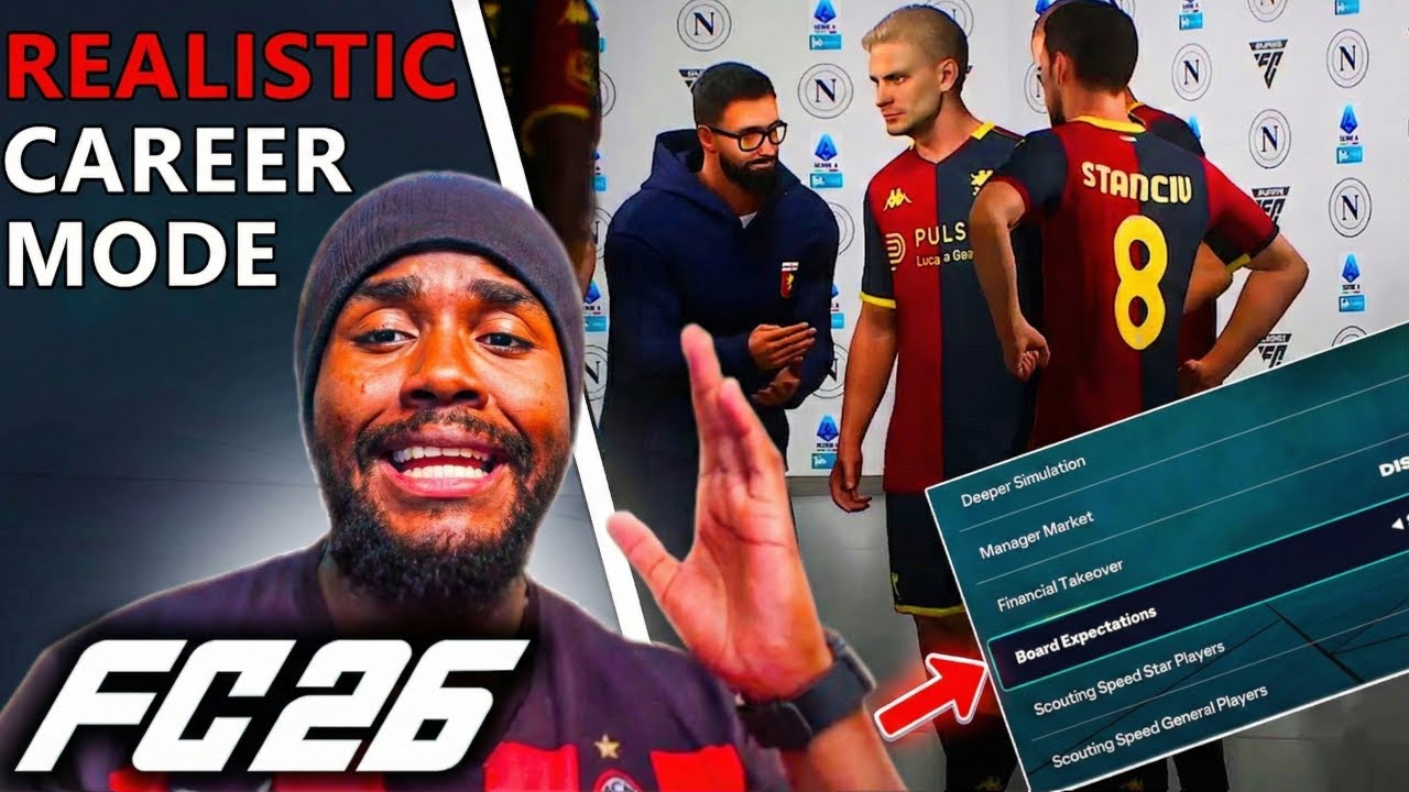Лучшие реалистичные настройки FC 26 для режима карьеры