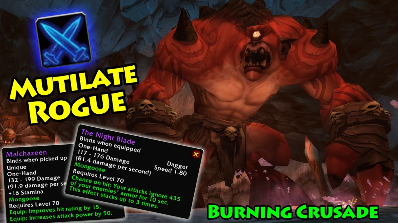 Pumping with MUTILATE ROGUE in Gruul & Magtheridon | Burning Crusade