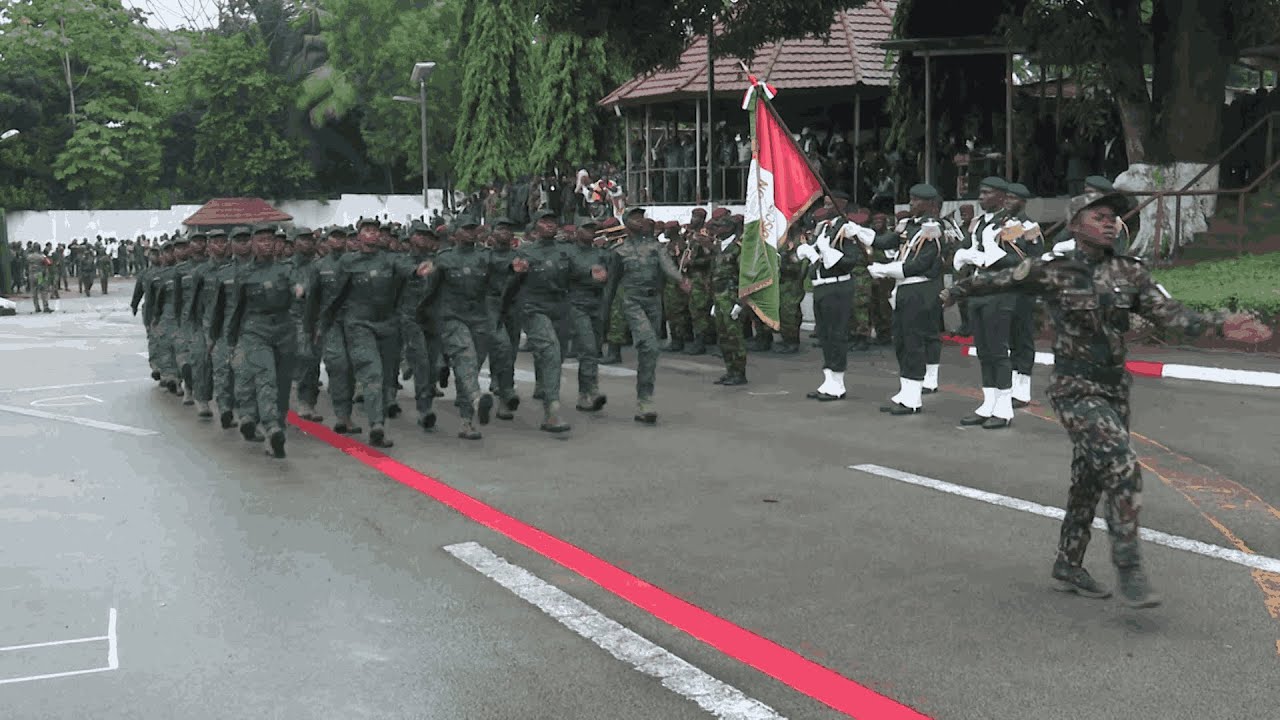 399 stagiaires des Eaux et Forets présentés au drapeau en présence  du ministre Téné Birahima