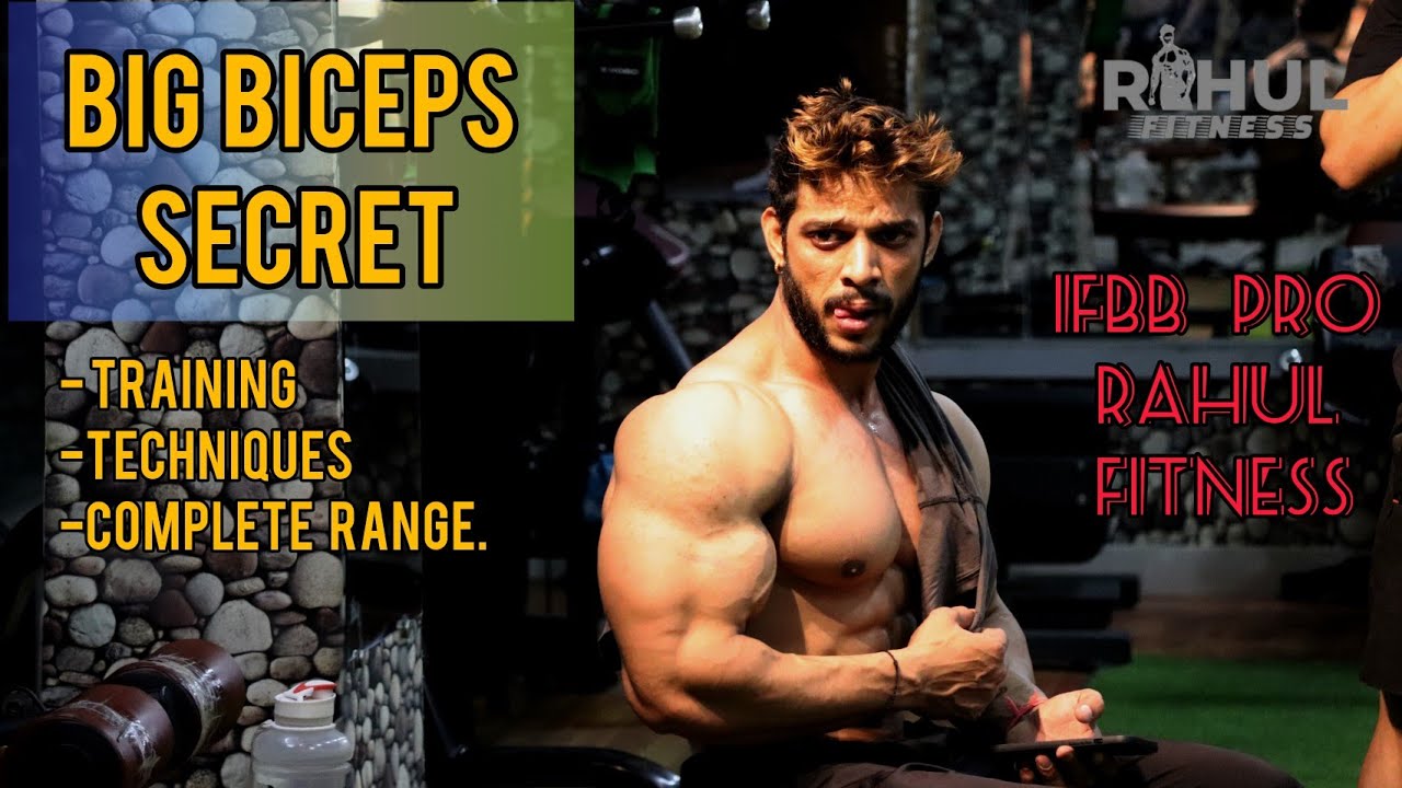 BIG BICEPS SECRET REVEAL 💥 II Biceps ka size kaise gain kre ( advance techniques) #rahulfitness