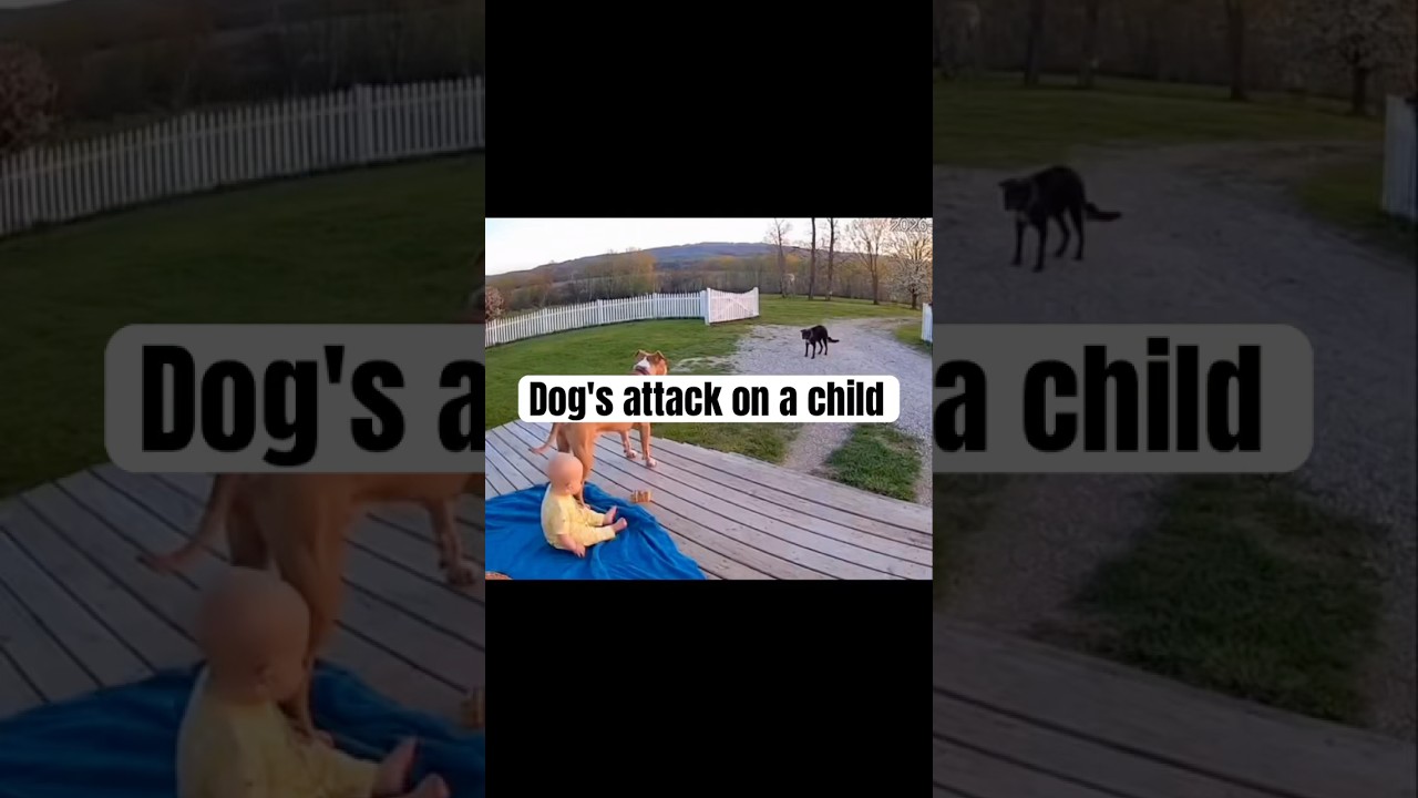 Dog's attack on a child
