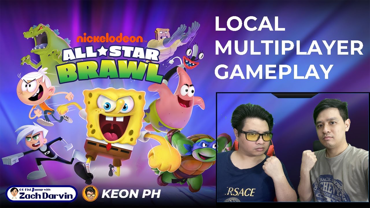Nickelodeon All Star Brawl LOCAL MULTIPLAYER GAMEPLAY | Keon PH Collab