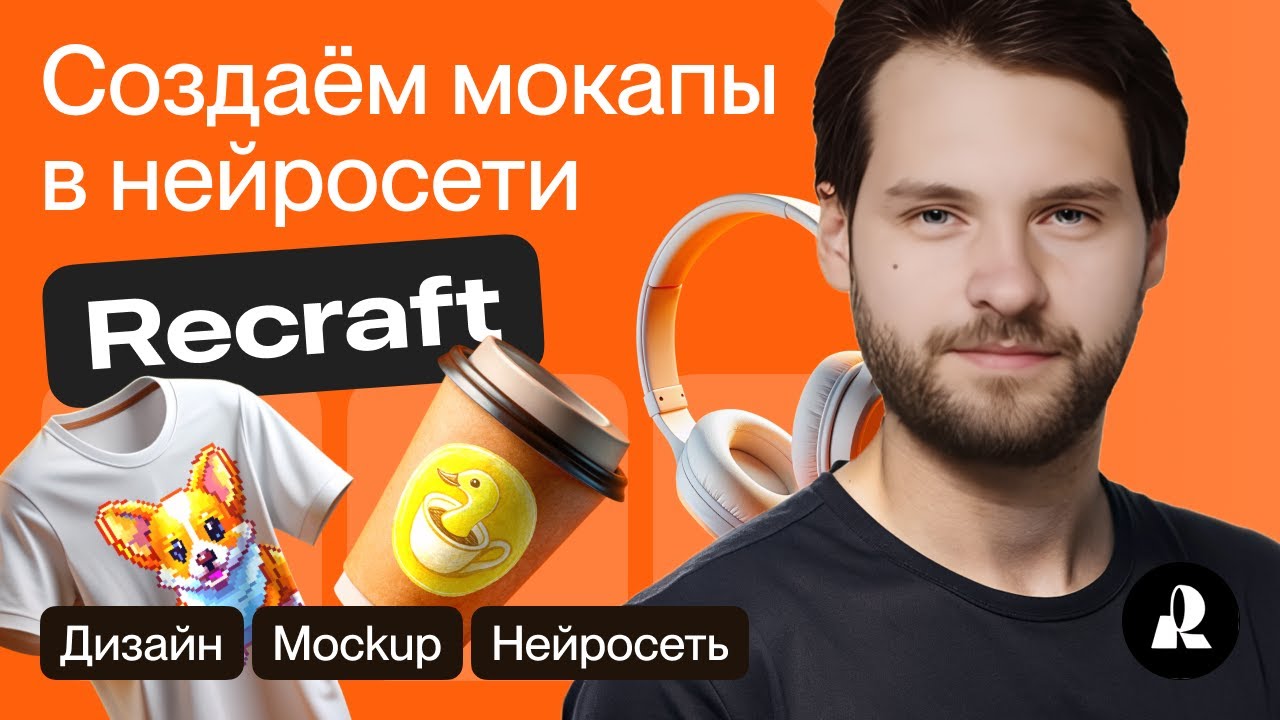 Создаем мокап в нейросети Recraft с нуля