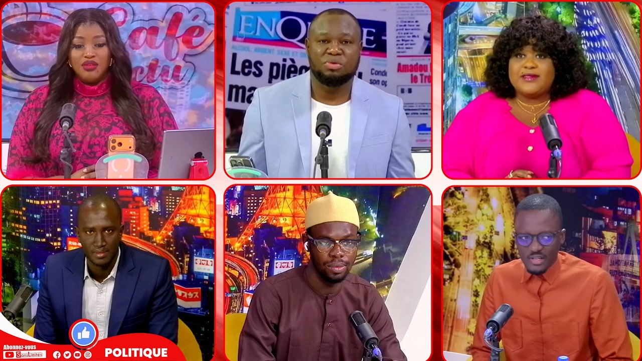 Matinale Caf&eacute; Actu avec Mamy Samb, Nabou Cor et l'&eacute;quipe du JEUDI 26 MARS 2026