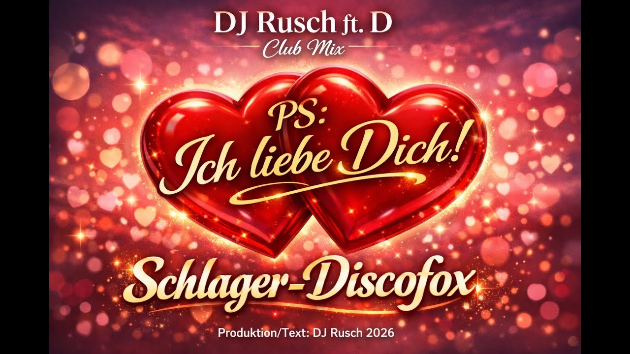 DJ Rusch - PS:Ich liebe Dich! (Club Mix)#discofox #schlager #tanzmusik #schlager2026 #partymusic