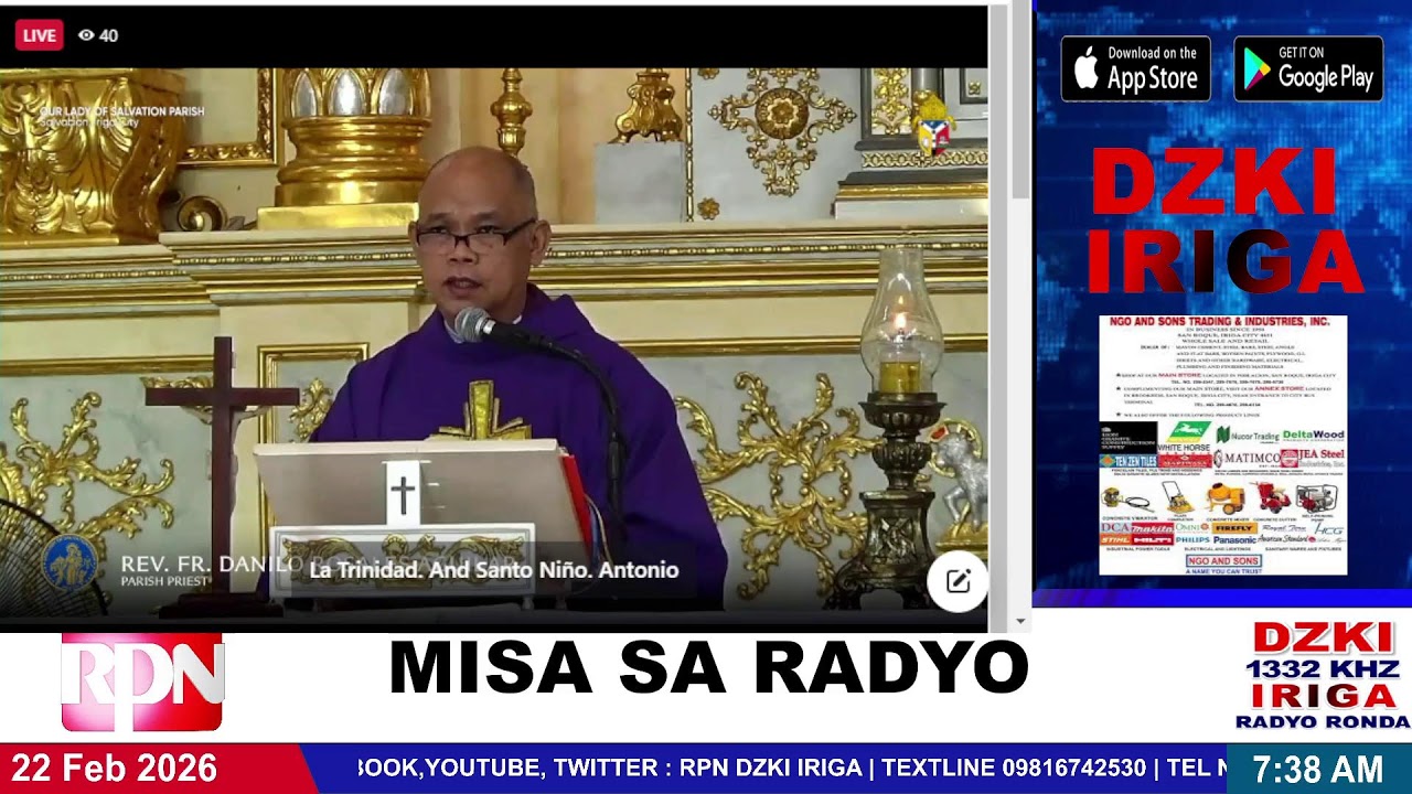 MISA SA RADYO | FEBRUARY 22, 2026