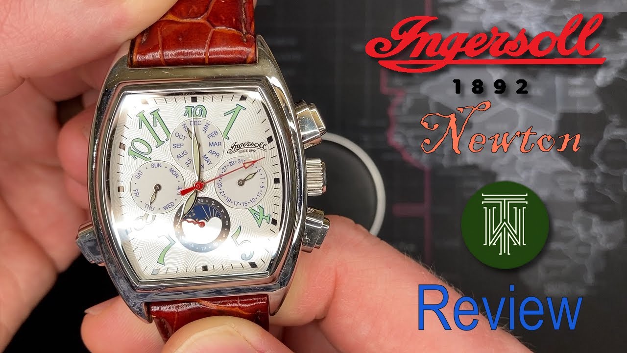 Обзор автоматических часов Ingersoll Newton Limited 50m (IN1900WH / Seagull TY-2806)