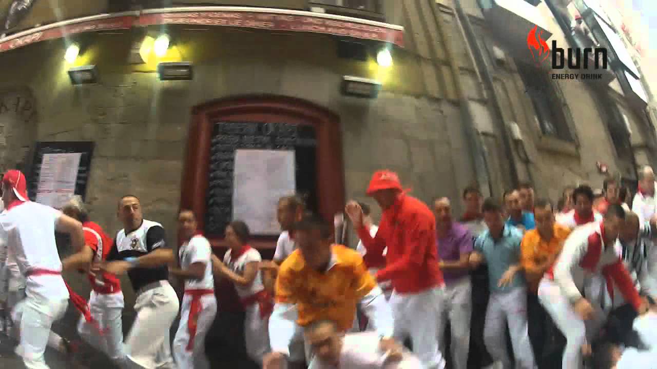 El tercer encierro de los sanfermines, desde dentro