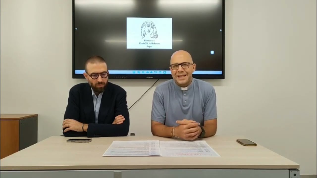 Conferenza Stampa Festeggiamenti Aspra (Ss. Addolorata)