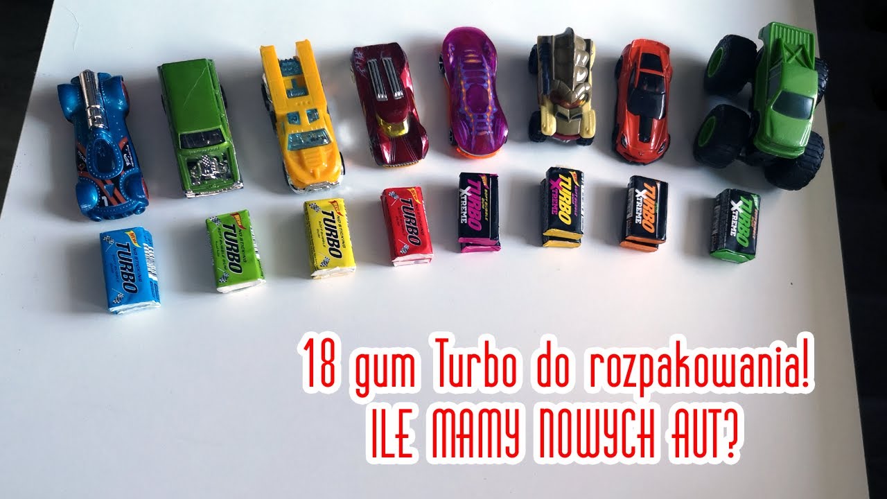 Gumy Turbo vs. Turbo Xtreme, czy to ta sama kolekcja? Czy udało się zebrać 16 samochod&oacute;w?