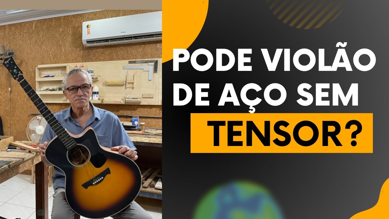 VIOLÃO SEM TENSOR E BRAÇO EMPENADO - Sr.GLYCÉRIO LUTHIER
