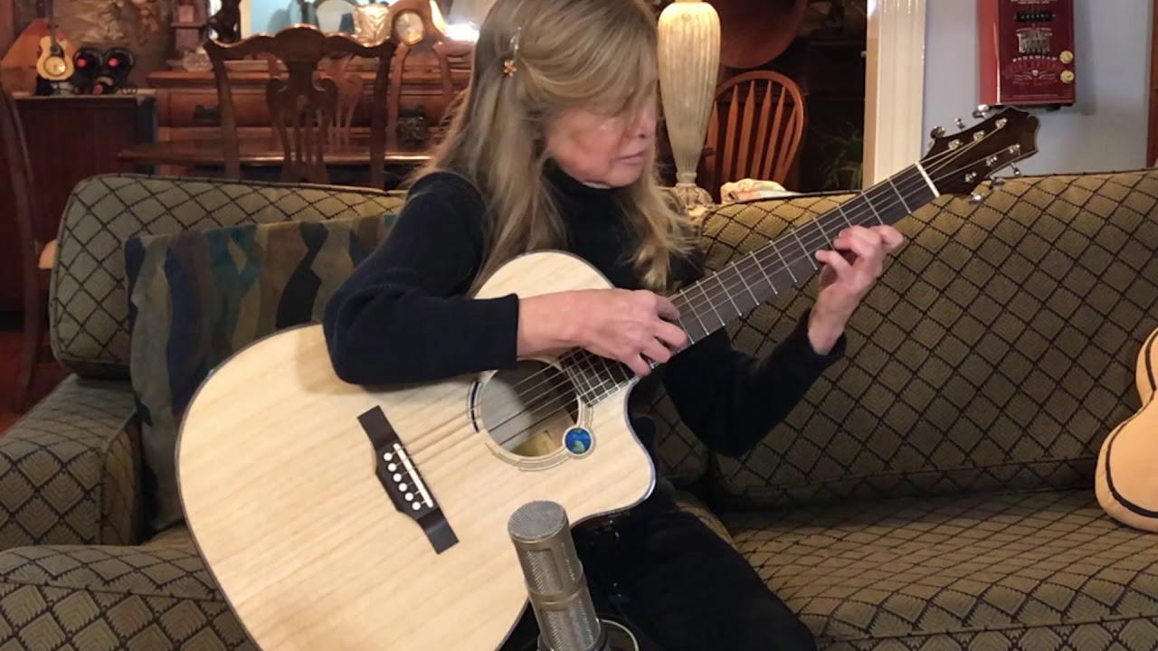 Paulownia guitar Muriel Anderson plays Two Shores